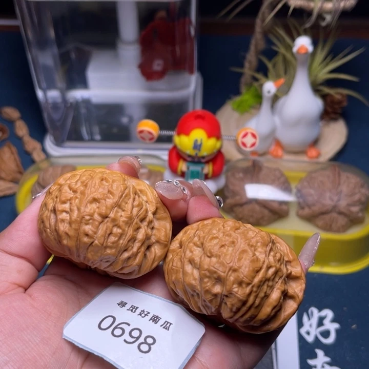 花***花把件文玩核桃南瓜墩50-0698