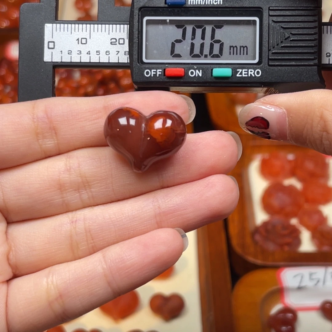 南红玛瑙未镶嵌吊坠(不含链)