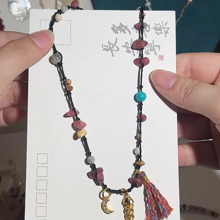 水晶手链合金小众设计款