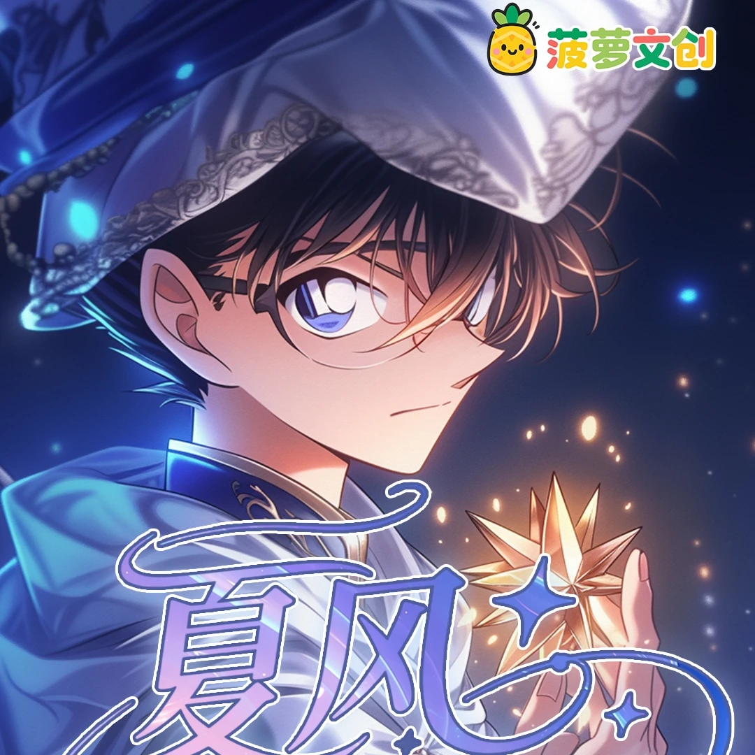 【新品浮浮】<菠萝文创>名侦探柯南夏风与繁星主题A6亚克力色纸盲盒