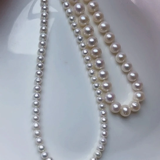 淡水珍珠未镶嵌颈饰h****见