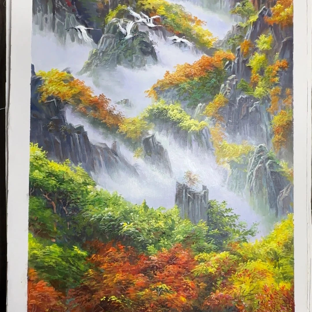 油画加油加油努力加油加油