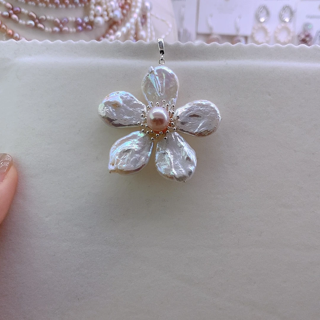 未镶嵌淡水珍珠吊坠