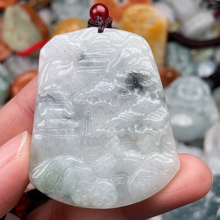 颈饰未镶嵌翡翠翡翠