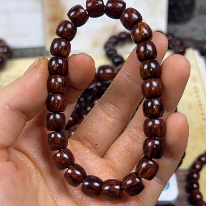 花梨木类手串/手链降真香89直切黑金天花板超一档