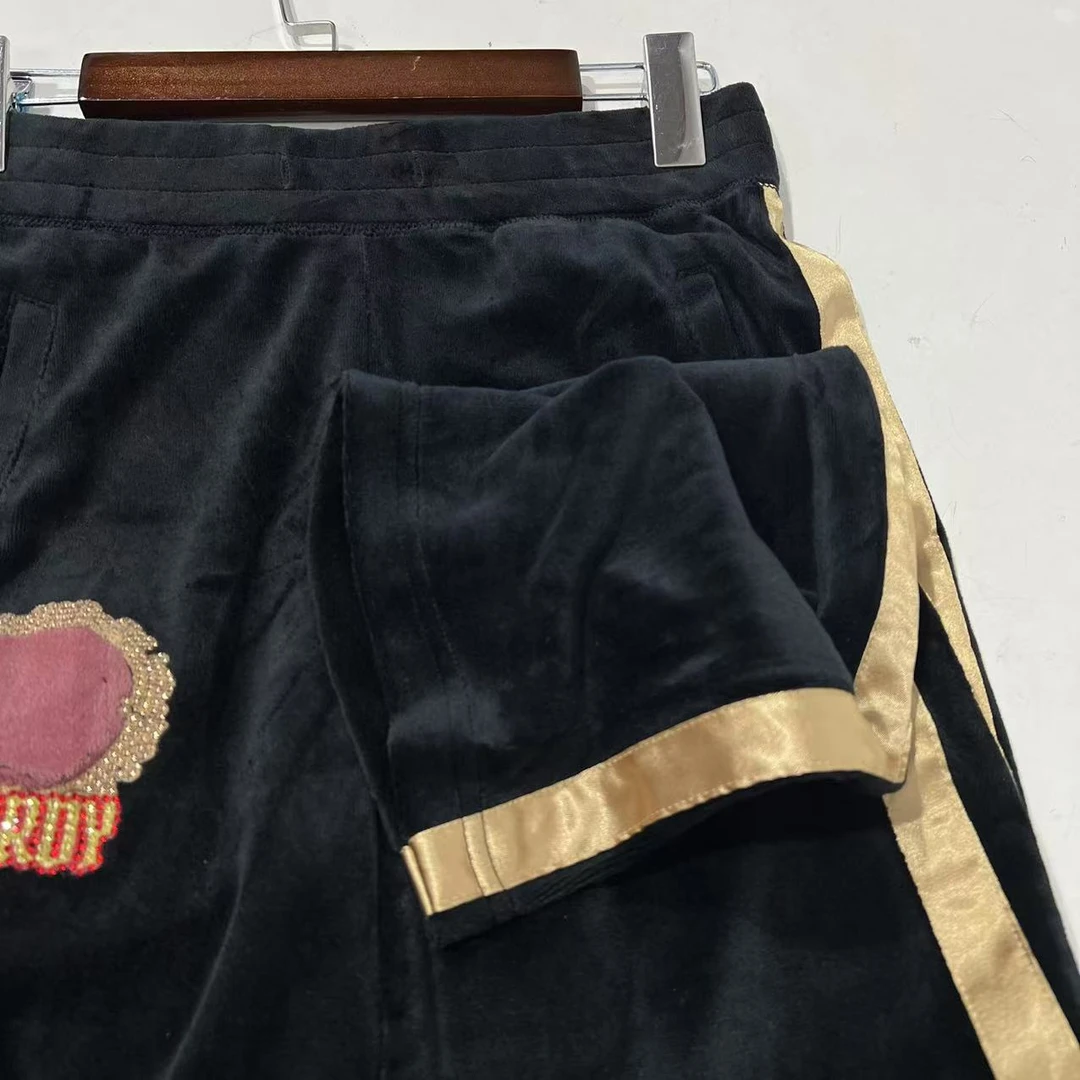 (2.20)I-43 EH 潮牌秋季女款字母印花时尚百搭休闲裤 50218