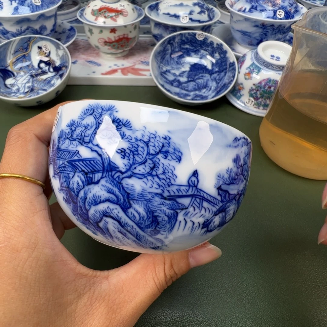 陶瓷景德镇纯手绘茶具木木99