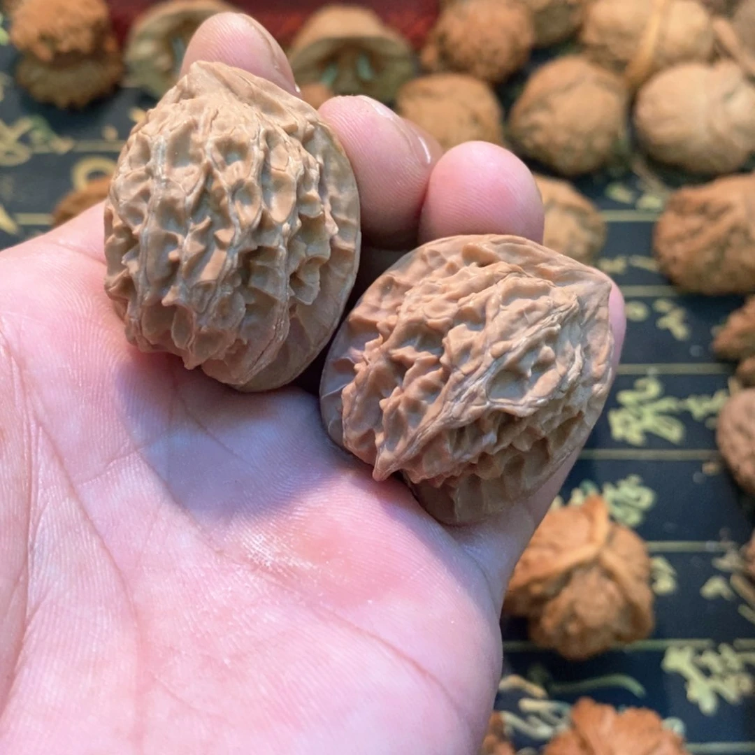 文玩麻核桃异形影嘴
