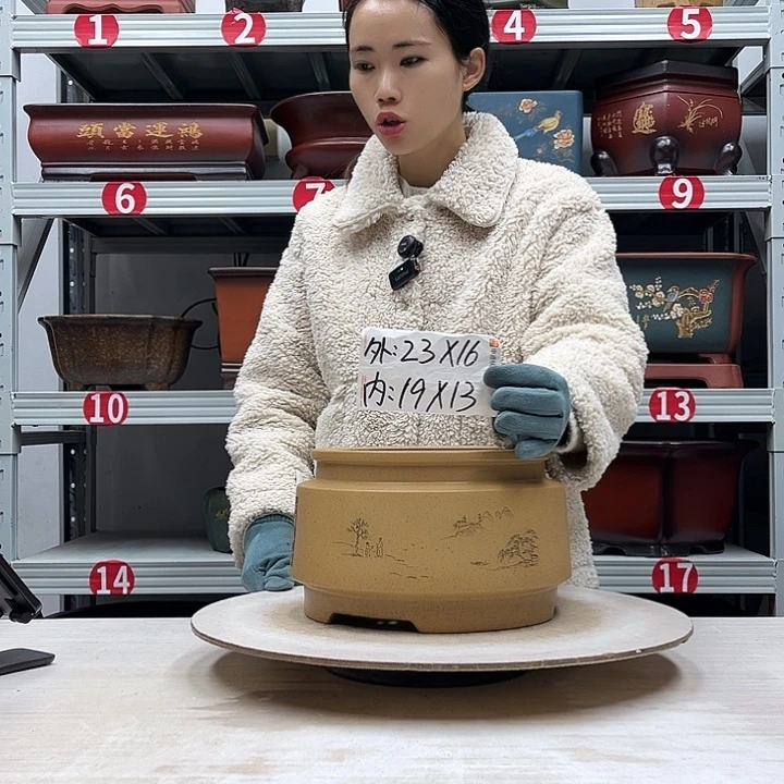 紫砂花盆紫砂花盆