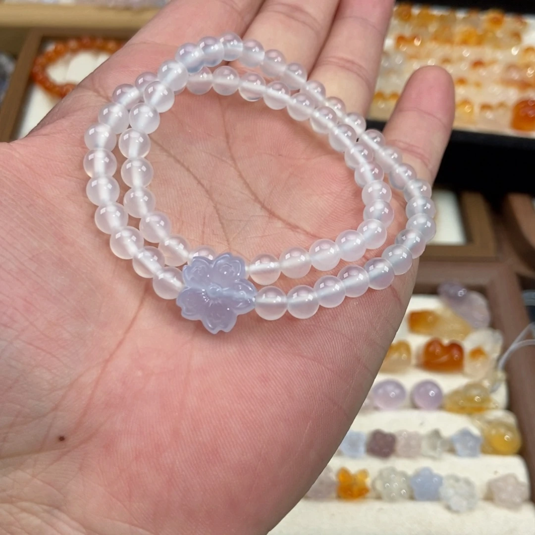 玛瑙/玉髓未镶嵌手链C6