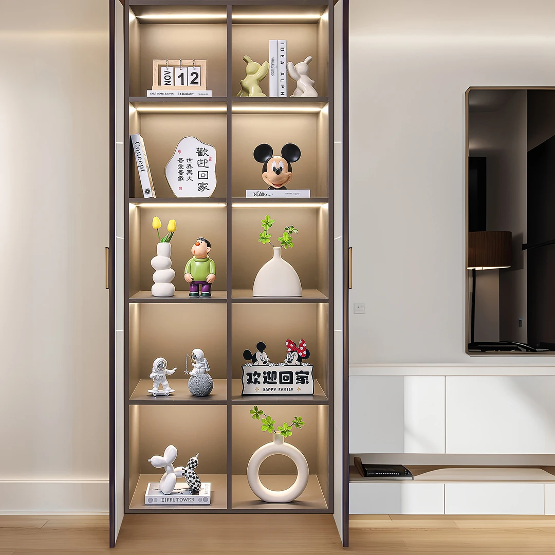 玻璃酒柜家居饰品摆件轻奢高档客厅电视柜入宅仪式感乔迁新居礼物