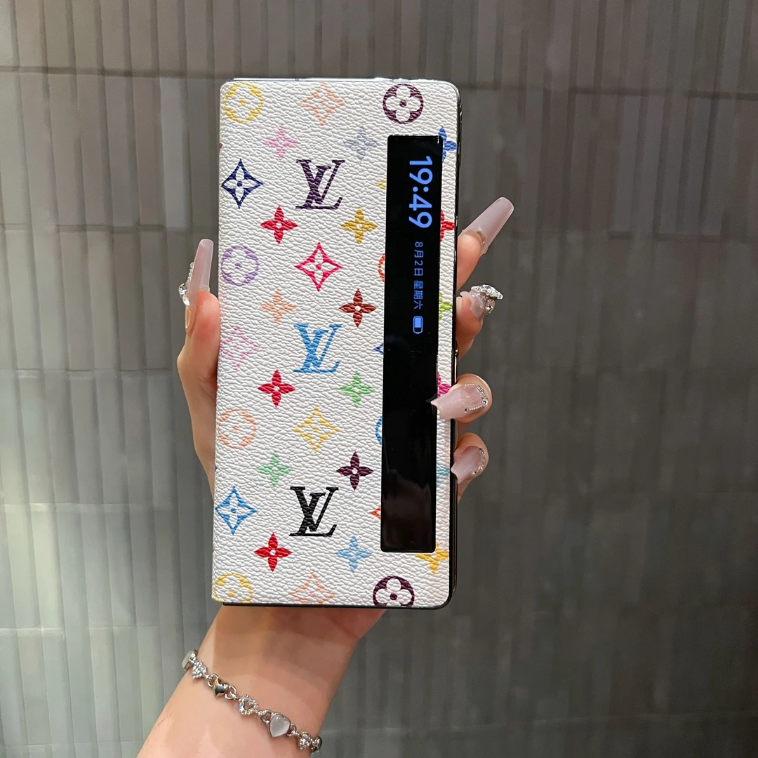 适用于vivoxfold5折叠屏手机新款翻盖磁吸全包防摔腕带支架保护套