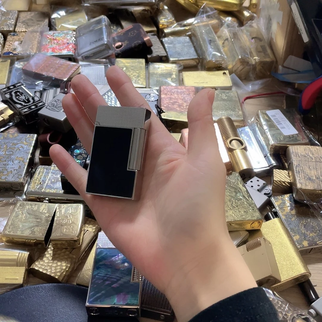 铜朗声打火机捡漏直播间