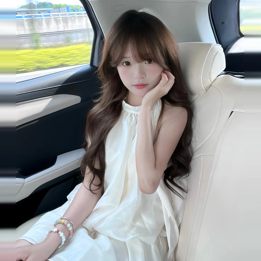 2025夏季新款法式气质杏色无袖挂脖连衣裙子女小个子海边度假短裙