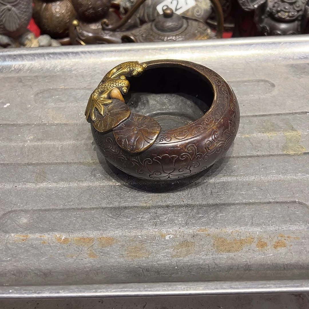 黄铜摆件，文房摆件