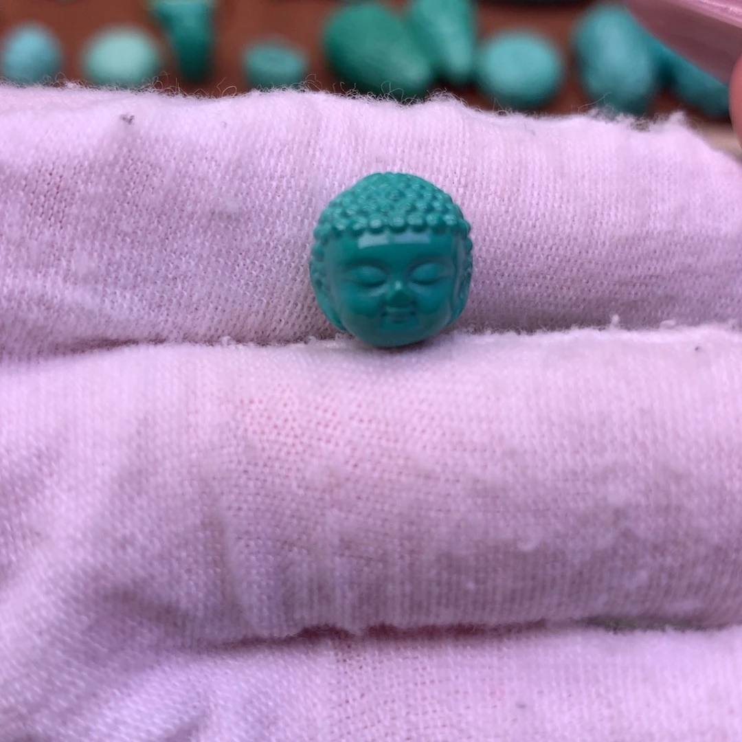 原生态散珠配珠宝宝佛头卡10.8