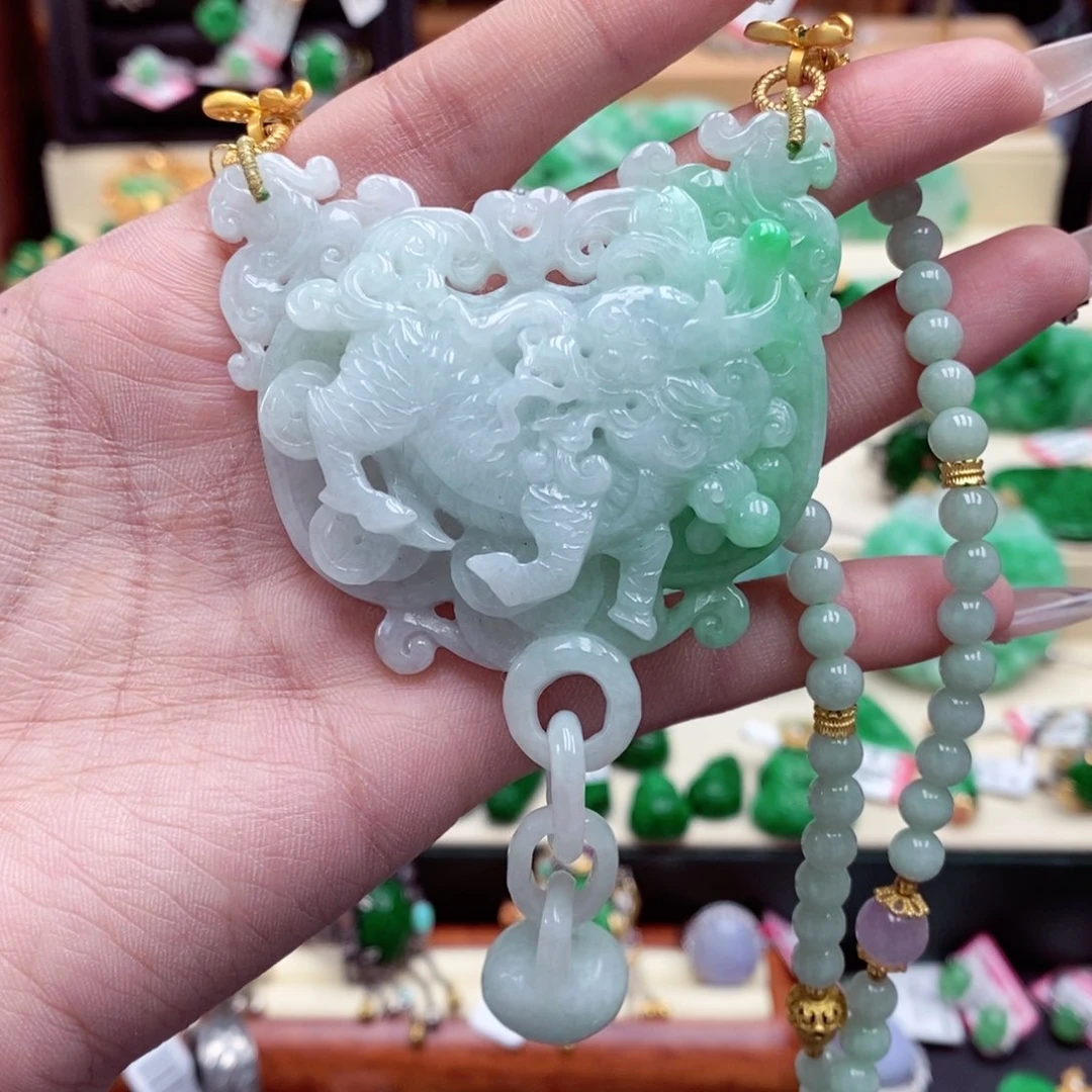 颈饰未镶嵌翡翠翡翠吊坠