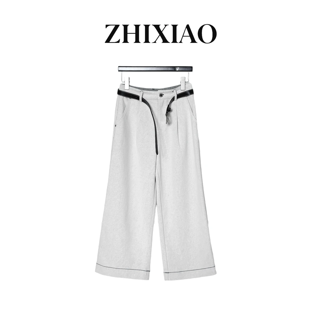 【ZHIXIAO】夏季新款：牛仔直筒裤88019