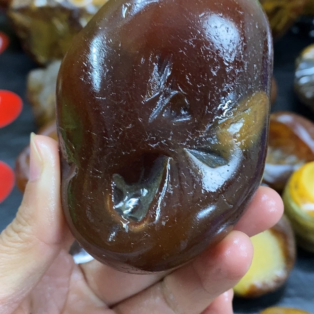 玛瑙/玉髓未镶嵌手把件