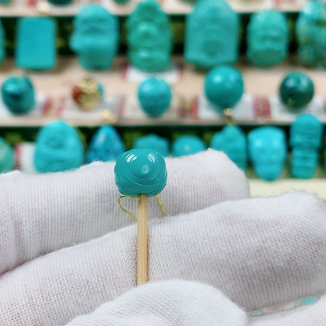 岁***穗绿松石未镶嵌精品