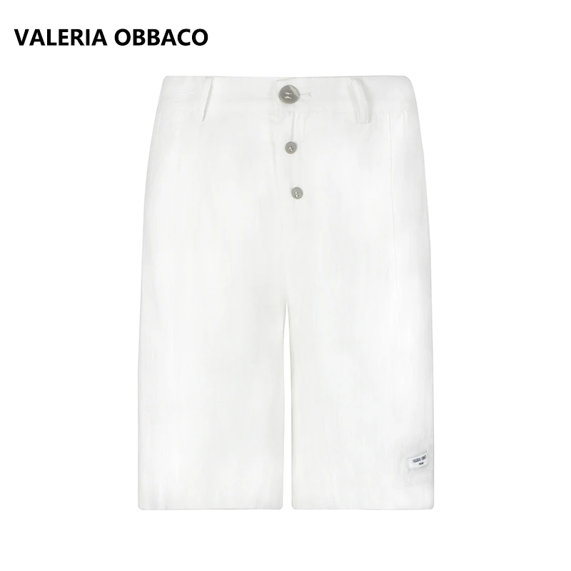 VALERIAOBBACO/瓦莱丽娅 奥贝科VO蕾丝中裤个性百搭休闲短裤裤子