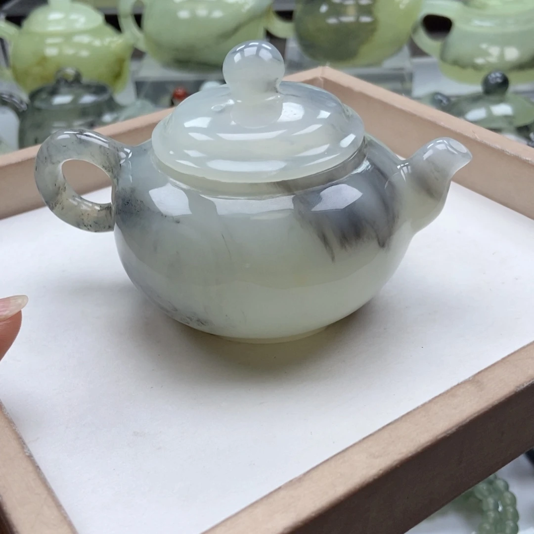 未镶嵌蛇纹石玉壶