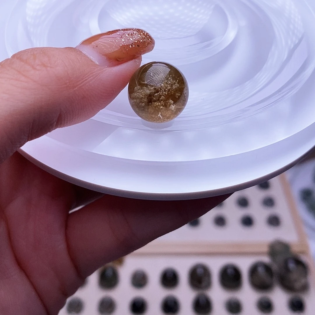 水晶天然水晶定制打孔不退换未镶嵌