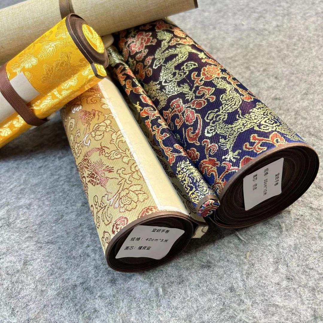 锦兰春【十米空白手卷】带盒装 画材