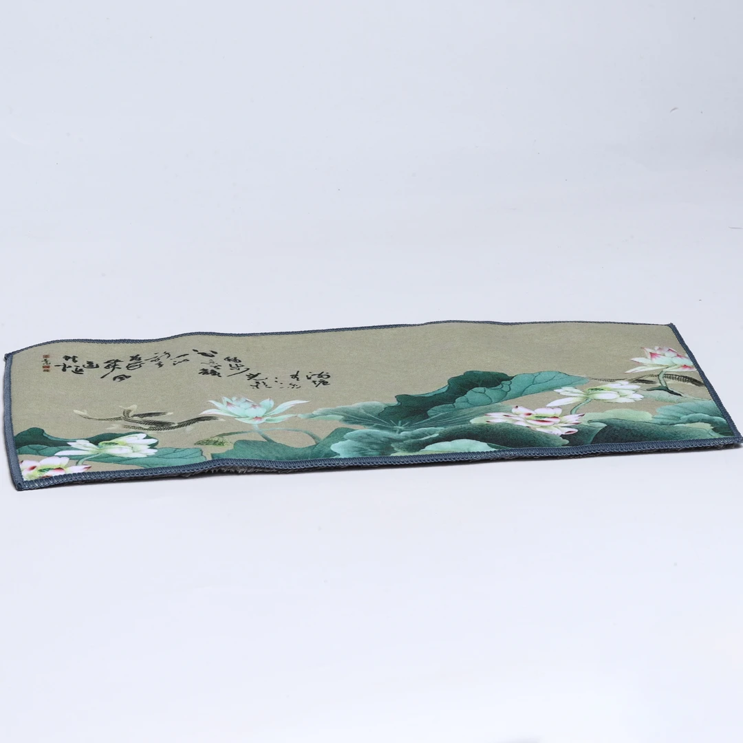 35*17荷塘月色茶巾 中式茶具茶器