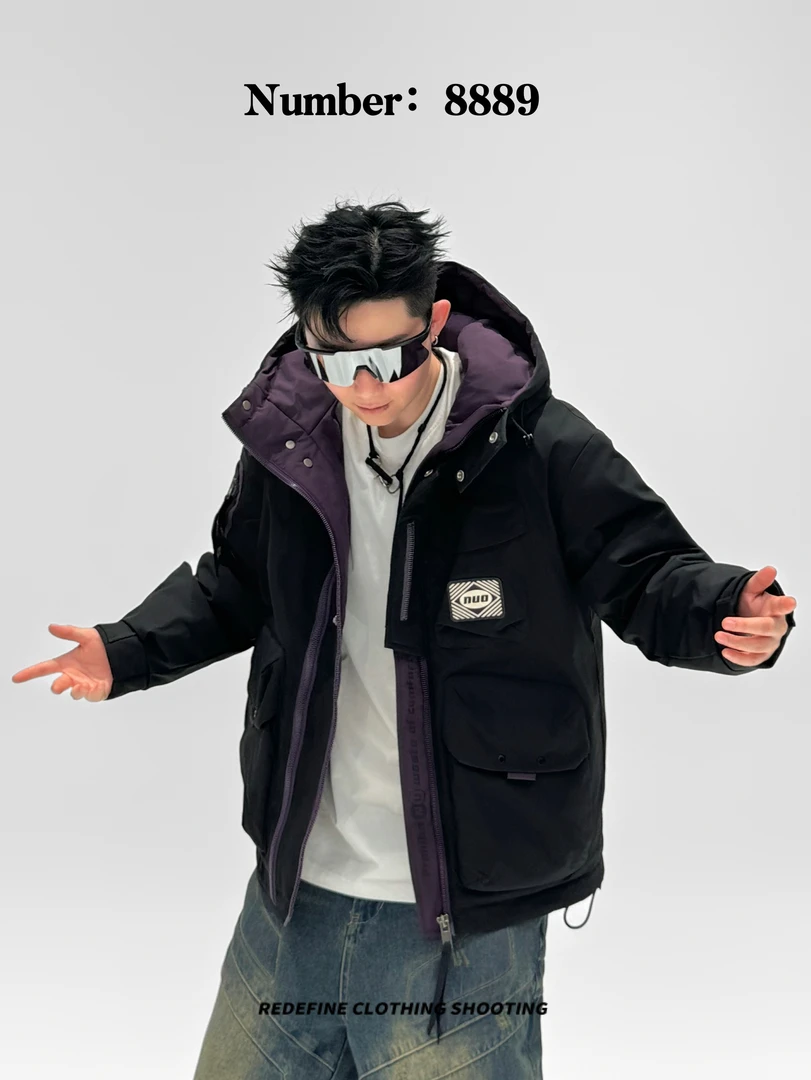 *（帅大）8889【浪漫草莓熊】冬季休闲时尚保暖外套-非标（无水洗标）