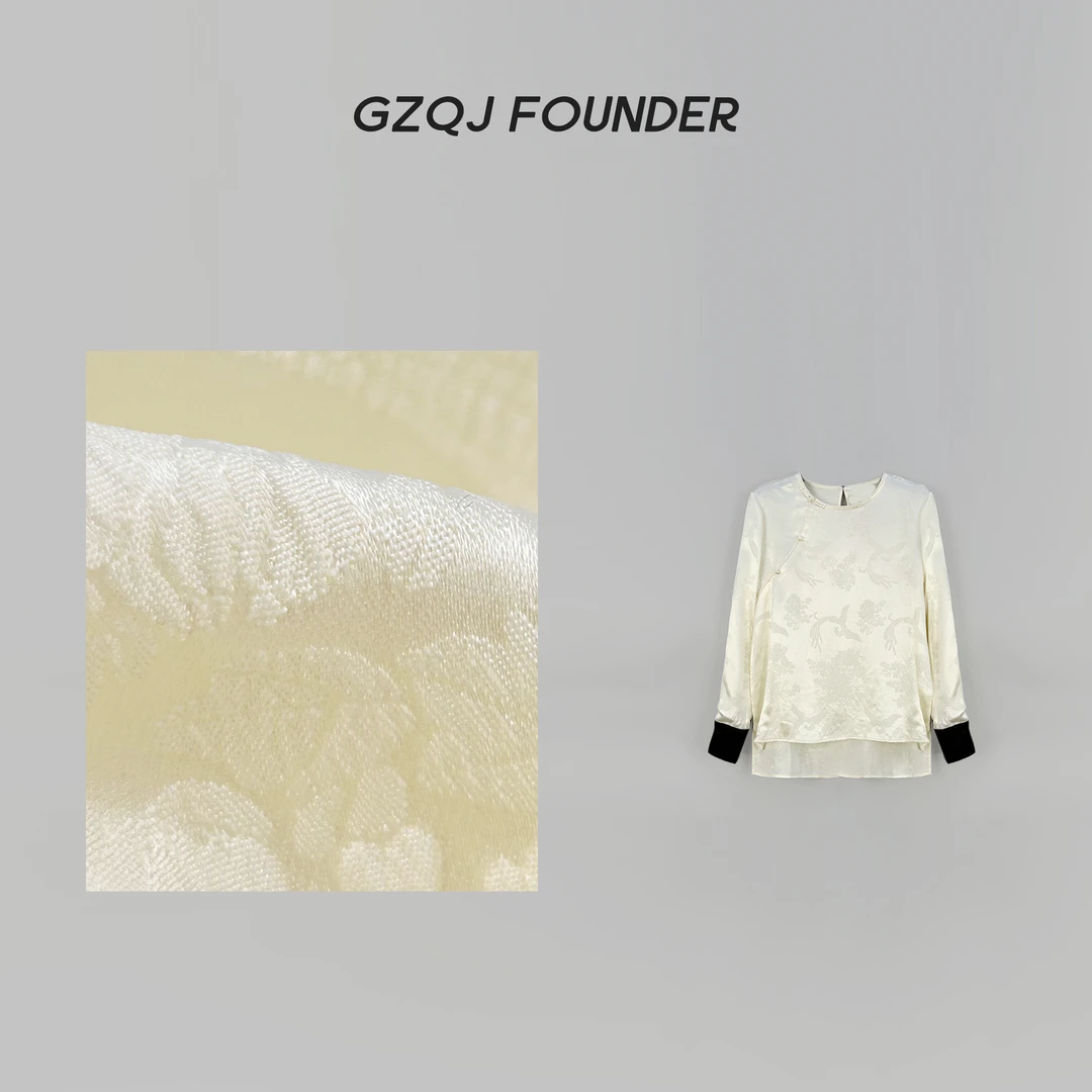GZQJ【兰亭序】2024春季新款设计感时尚百搭中式衬衫 6024