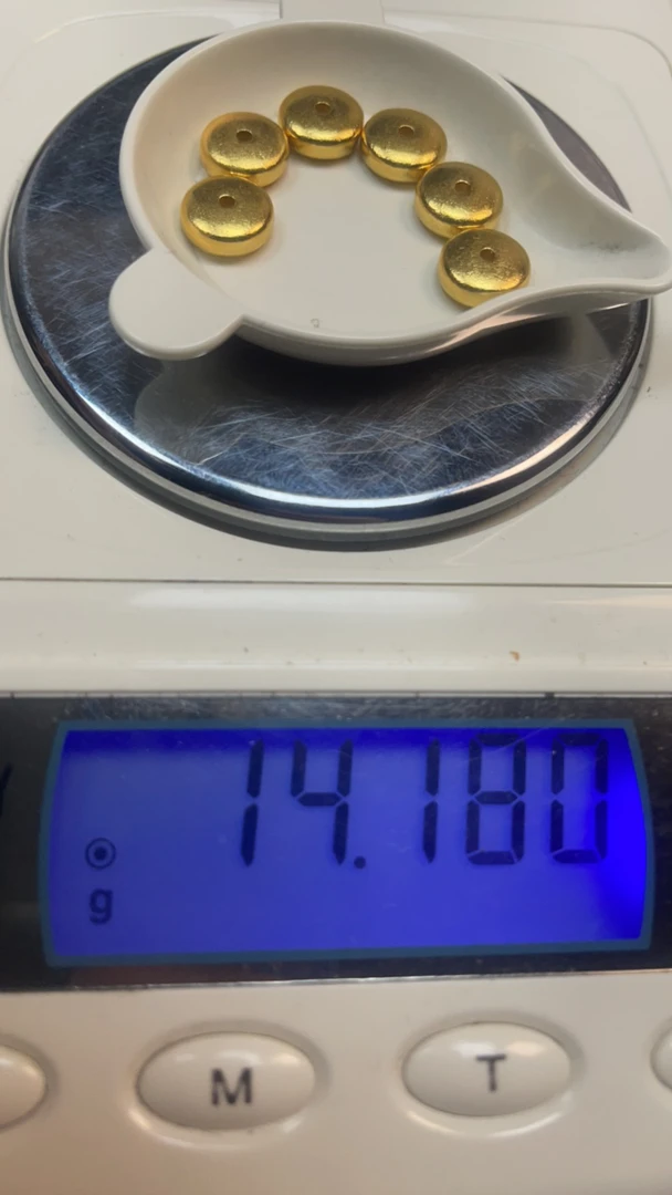 足金999配饰隔片