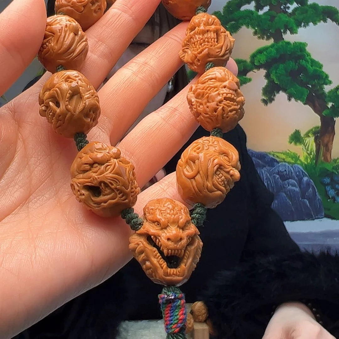 橄榄核手串/手链狼****?橄榄核