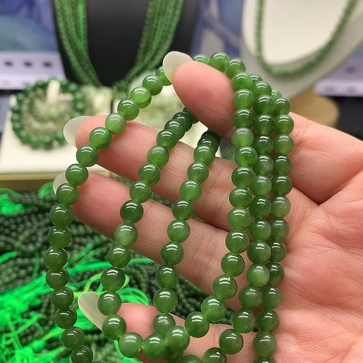 手链未镶嵌和田玉牛*6