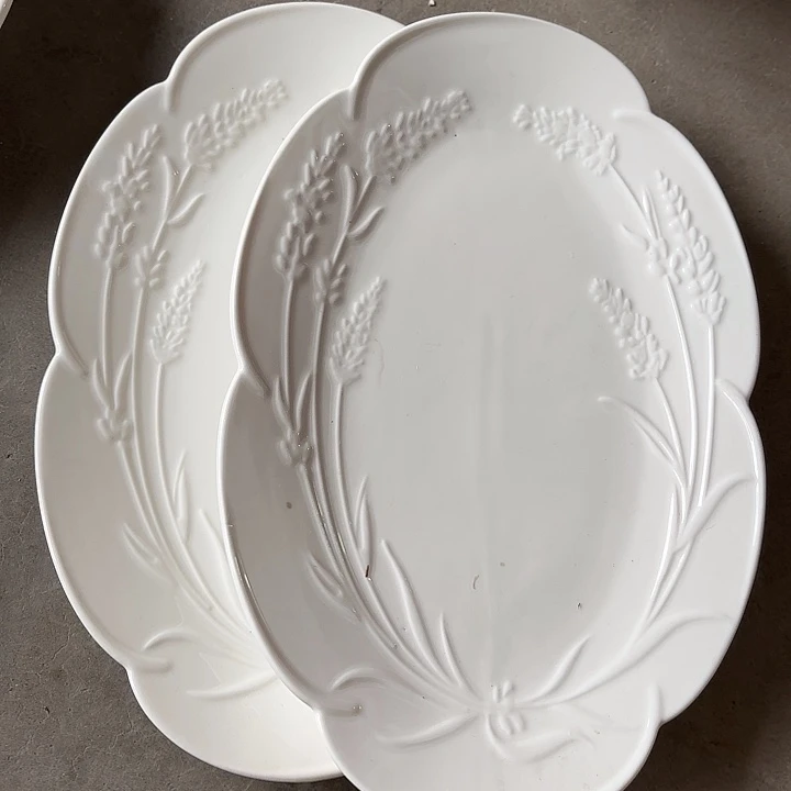 碟微瑕介意勿拍……2个鱼