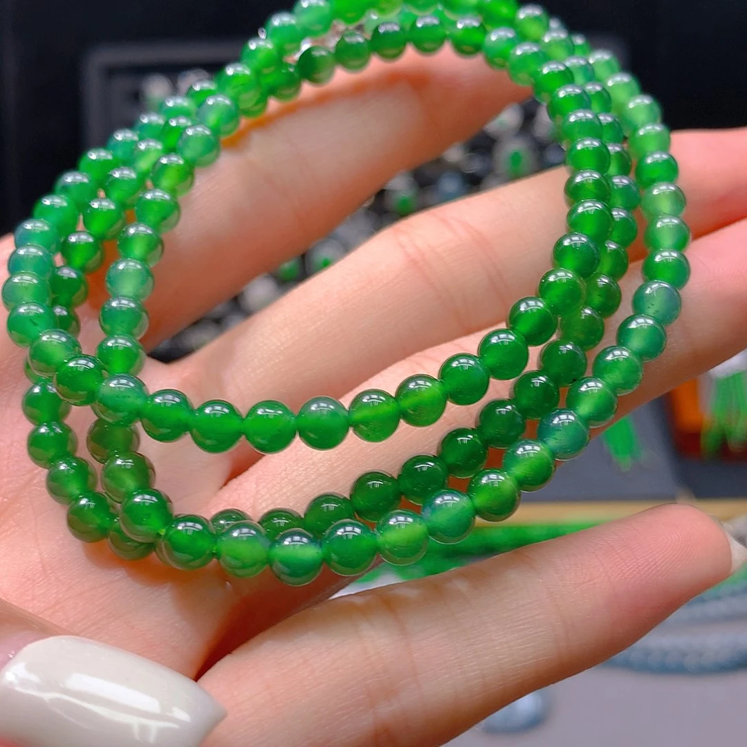 翡翠未镶嵌耳饰天然翡翠