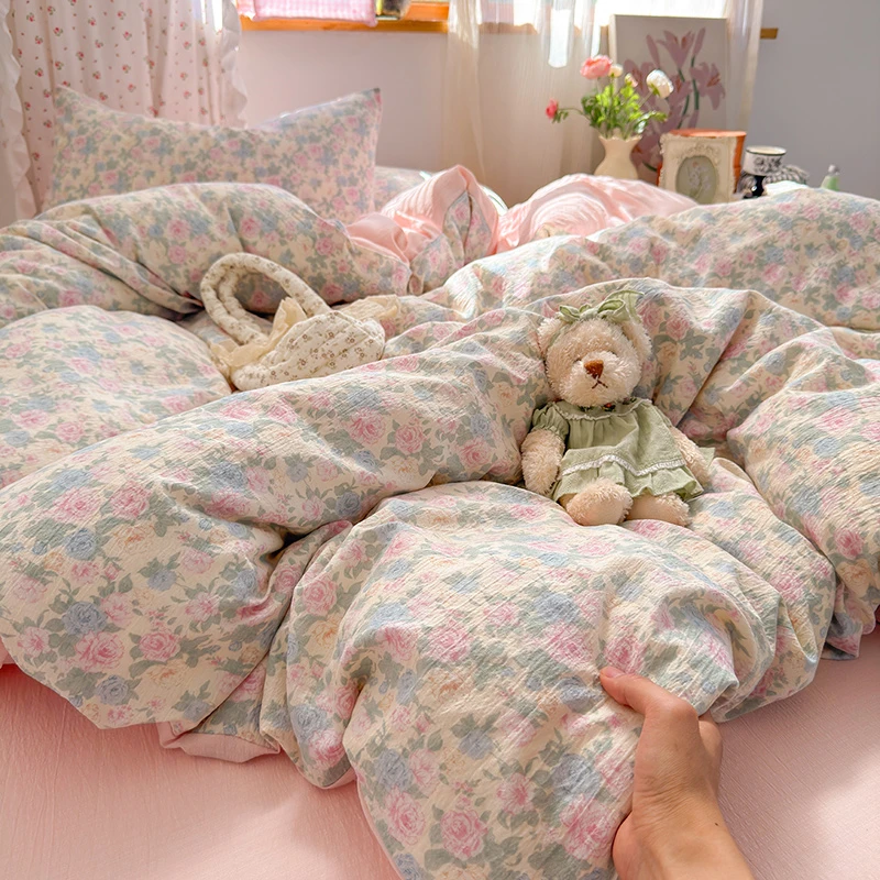 【单被套】2025新款全棉A类云感棉小碎花被套爆款水洗机洗单人双人