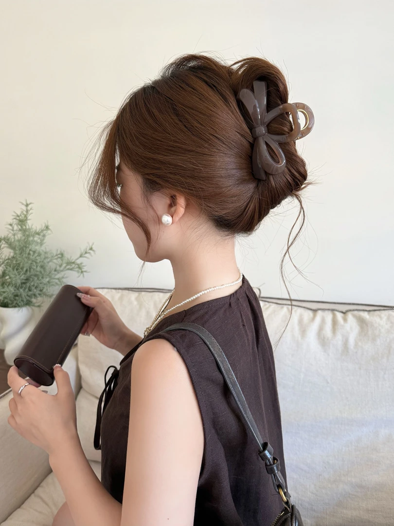 抓夹女发夹发饰复古大抓夹韩版欧若精灵风