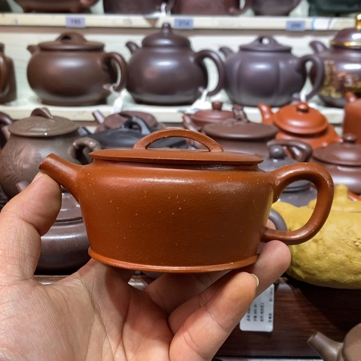 逍***磊茶壶紫砂精工制作