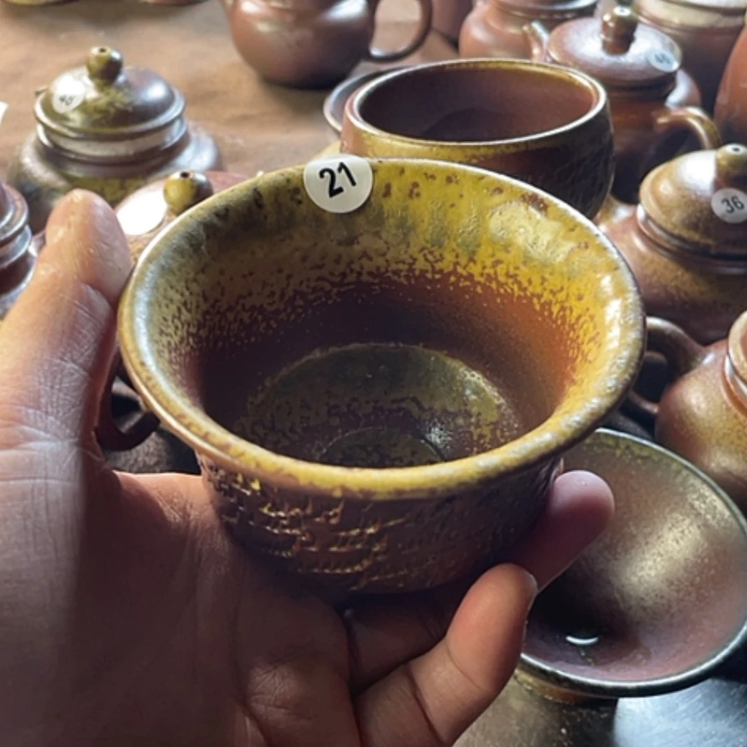 【闪购商品】安****！柴烧主人杯160毫升左右