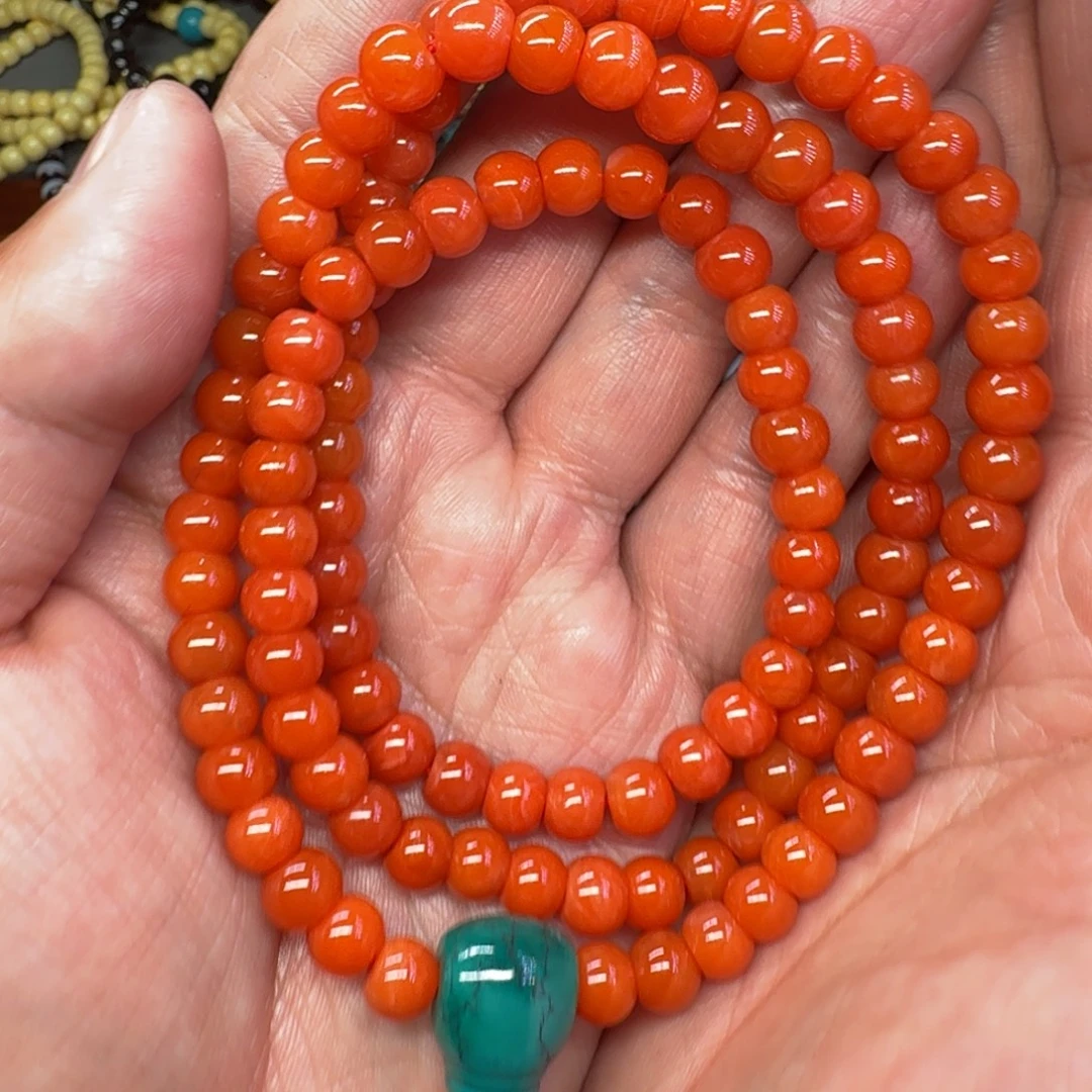 南红玛瑙未镶嵌颈饰