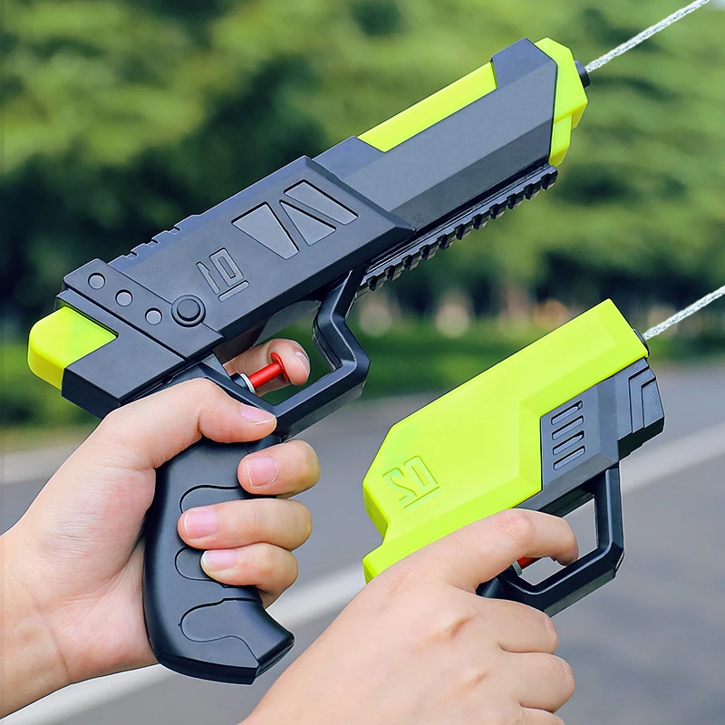 网红新款子母水枪儿童玩具喷水宝宝迷你双枪小呲滋男孩打水仗神器