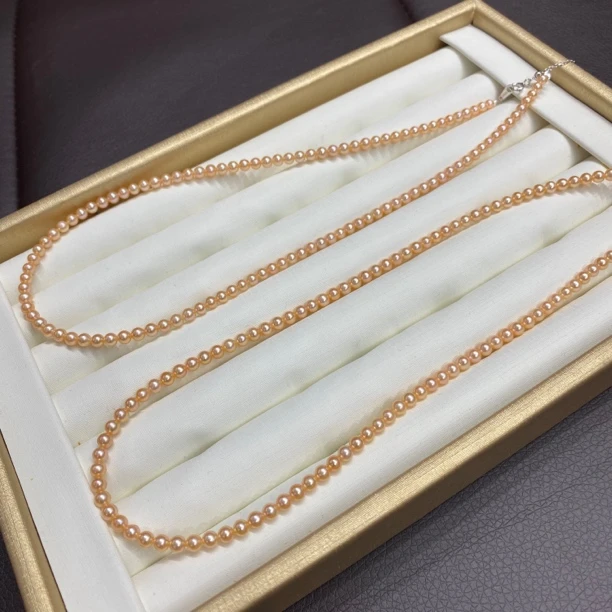 X1357-s925银天然珍珠项链-多样性发其一