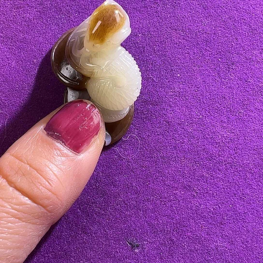 和田玉颈饰未镶嵌璀**人