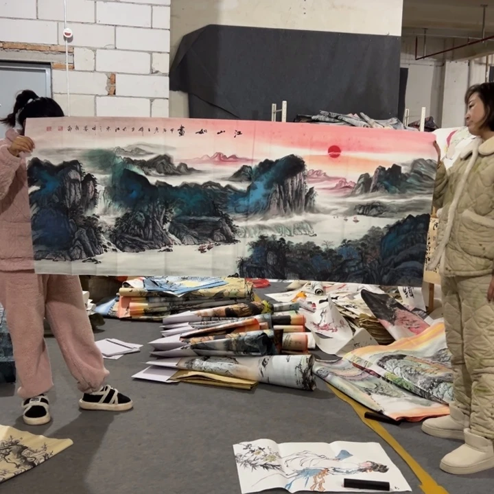 纯手绘画技法与绘画技巧结合