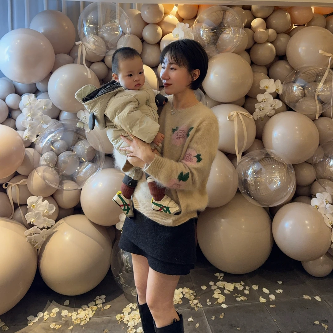 【郝洁】“生日裙”小众设计款高腰显瘦双层设计羊毛半裙1922