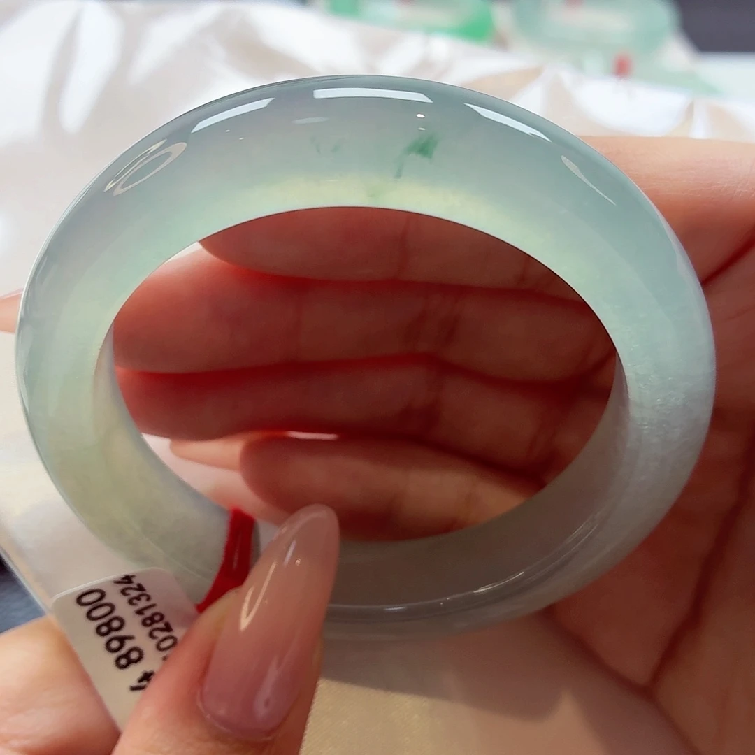 翡翠未镶嵌手镯22（26号）