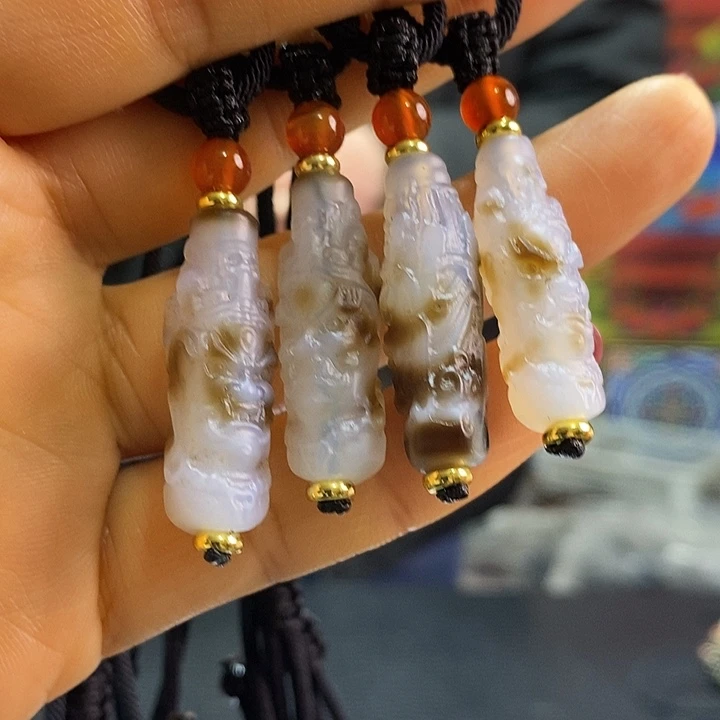 玛瑙/玉髓颈饰未镶嵌13多样性发其一