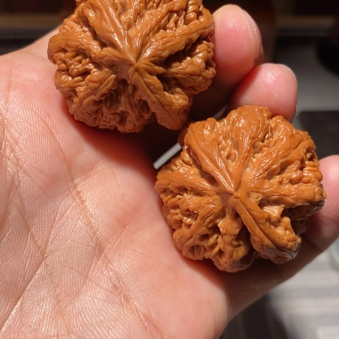 把件文玩核桃001平谷原桩大粗筋39尺全品已打底