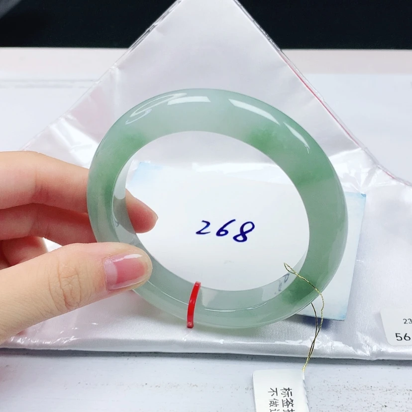 【闪购商品】翡翠手镯未镶嵌缅甸天然a货手镯56+